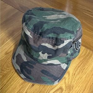 Camo cap.